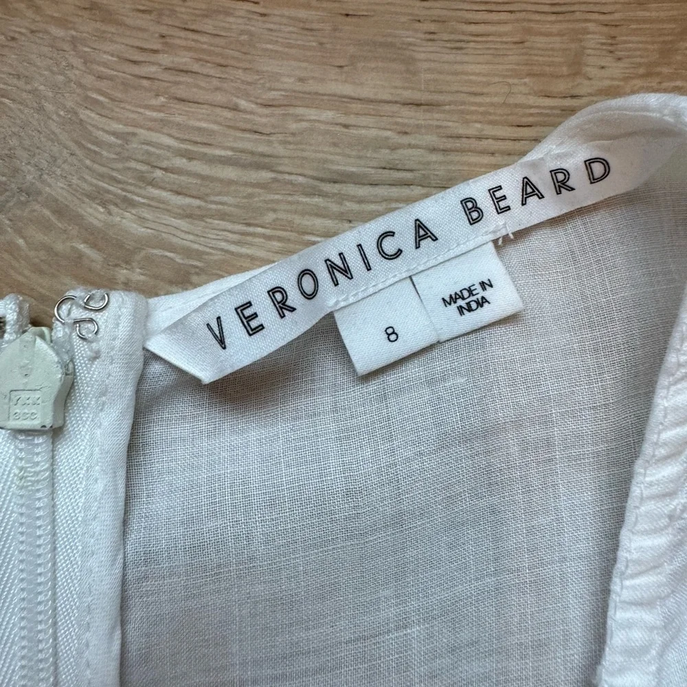 Veronica Beard White Maxi Dress (professionally altered) - Picture 5 of 15